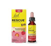 RESCUE KIDS - Compte-Gouttes goût Fraise - Bien-être émotionnel - Mélange de 5 Fleurs de Bach Original - Idéal pour la rentrée des classes, les voyages et les vacances - Sans alcool - Flacon 10ml