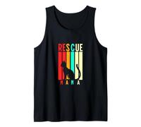 Rescue Mama Apparel Cat Rescue Mom Gift Cat Lover Adopt Cat Débardeur