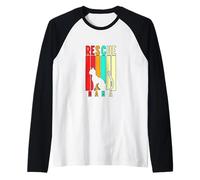 Rescue Mama Apparel Cat Rescue Mom Gift Cat Lover Adopt Cat Manche Raglan