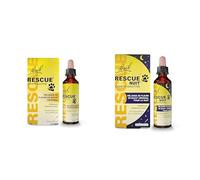 RESCUE NUIT PETS - Compte-Gouttes - Sérénité pour Animaux - Idéal Voyage, Toilettage, Bruit - Vegan & Sans Alcool - 20 ml (Jour + Nuit)