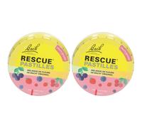 RESCUE® Pastilles Mélange de fleurs Bach® Fruits rouges Pastille(S) À Sucer 2x50 g
