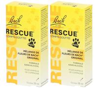 RESCUE® Pets Animaux de compagnie Solution Orale 2x20 ml