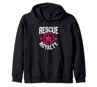 Rescue Royalty Typographie Dynamique Sweat à Capuche