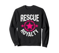 Rescue Royalty Typographie Dynamique Sweatshirt