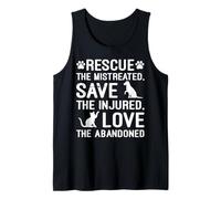 Rescue The Mistreated Save The Injured Animal Rescue Débardeur
