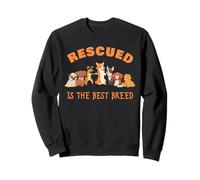 Rescued is The Best Race : Abri de Sauvetage pour Chien Sweatshirt