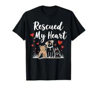 Rescued My Heart Pet Lovers T-Shirt