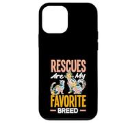 Rescues are My Favortie Aide au Refuge pour Animaux de Race Coque pour iPhone 12 Mini