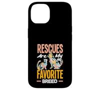 Rescues are My Favortie Aide au Refuge pour Animaux de Race Coque pour iPhone 14