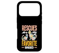 Rescues are My Favortie Aide au Refuge pour Animaux de Race Coque pour iPhone 17 Pro