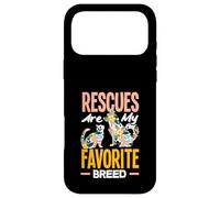 Rescues are My Favortie Aide au Refuge pour Animaux de Race Coque pour iPhone 17 Pro Max
