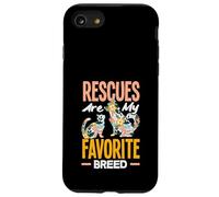 Rescues are My Favortie Aide au Refuge pour Animaux de Race Coque pour iPhone SE (2020) / 7/8