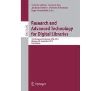 Research And Advanced Technology For Digital Libraries