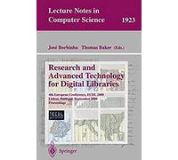 Research And Advanced Technology For Digital Libraries
