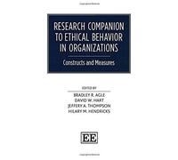 Research Companion To Ethical Behavior In Organizations