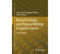 Research Design And Proposal Writing In Spatial Science