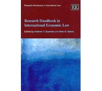 Research Handbook In International Economic Law