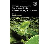 Research Handbook On Corporate Social Responsibility In Context
