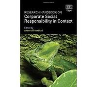 Research Handbook On Corporate Social Responsibility In Context