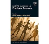Research Handbook on Employee Turnover (New Horizons in Management Series) - [Livre en VO] George Saridakis, Cary L Cooper (Auteur)