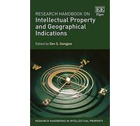 Research Handbook On Intellectual Property And Geographical Indications