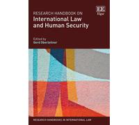 Research Handbook On International Law And Human Security