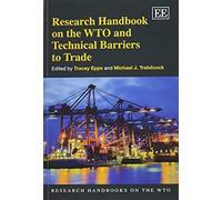 Research Handbook On The Wto And Technical Barriers To Trade