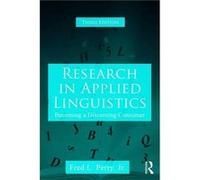 Research in Applied Linguistics Perry, Jr., Fred L. (American University in Cairo, Egypt) (Auteur)