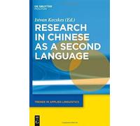 Research In Chinese As A Second Language