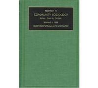 Research in Community Sociology, RESEARCH IN COMMUNITY SOCIOLOGY