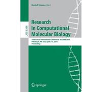 Research In Computational Molecular Biology