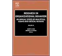 Research In Organizational Behaviour: An Annual Series Of Analytical Essays And Critical Reviews: Vol. 25