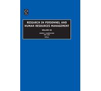Research in Personnel and Human Resources Management, RESEARCH IN PERSONNEL AND HUMAN RESOURCES MANAGEMENT Joseph Martocchio (Auteur)