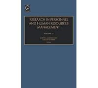 Research in Personnel and Human Resources Management J. J. Martocchio (Auteur)