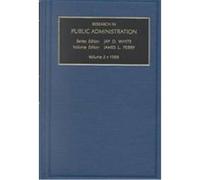 Research in Public Administration, RESEARCH IN PUBLIC ADMINISTRATION