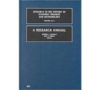 Research in the History of Economic Thought and Methodology, Research in the History of Economic Thought and Methodology Series