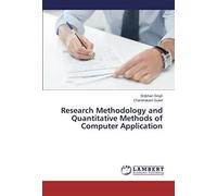 Research Methodology And Quantitative Methods Of Computer Application