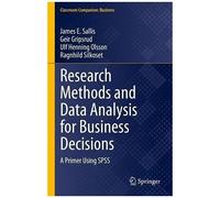 Research Methods And Data Analysis For Business Decisions