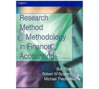 Research Methods And Methodology In Finance And Accounting
