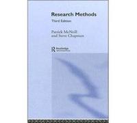 Research Methods by Steve Chapman Patrick McNeill, Steve Chapman (Auteur)