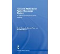 Research Methods For Applied Language Studies