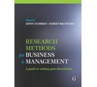 Research Methods for Business & Management - [Livre en VO] Kevin O,gorman, Robert Macintosh (Auteur)