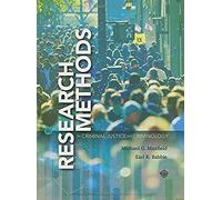 Research Methods For Criminal Justice And Criminology