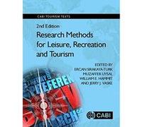 Research Methods For Leisure, Recreation And Tourism