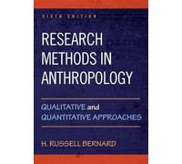 Research Methods in Anthropology: Qualitative and Quantitative Approaches NEUF