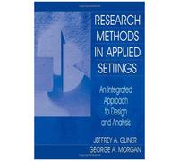 Research Methods In Applied Settings