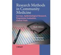Research Methods in Community Medicine by Abramson Paperback Book Joseph Abramson, Z. H. Abramson (Auteur)