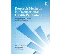 Research Methods In Occupational Health Psychology
