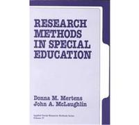 Research Methods in Special Education, Applied Social Research Methods Series Donna M. Mertens, John A. McLaughlin (Auteur)