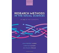 Research Methods In The Social Sciences: An A-Z Of Key Concepts